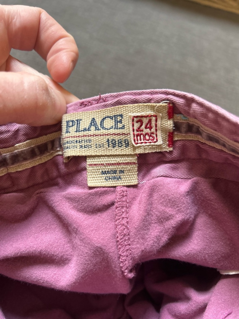 The Children’s Place Purple Heart shaped pocket corduroy skirt 24 months - Picture 5 of 6